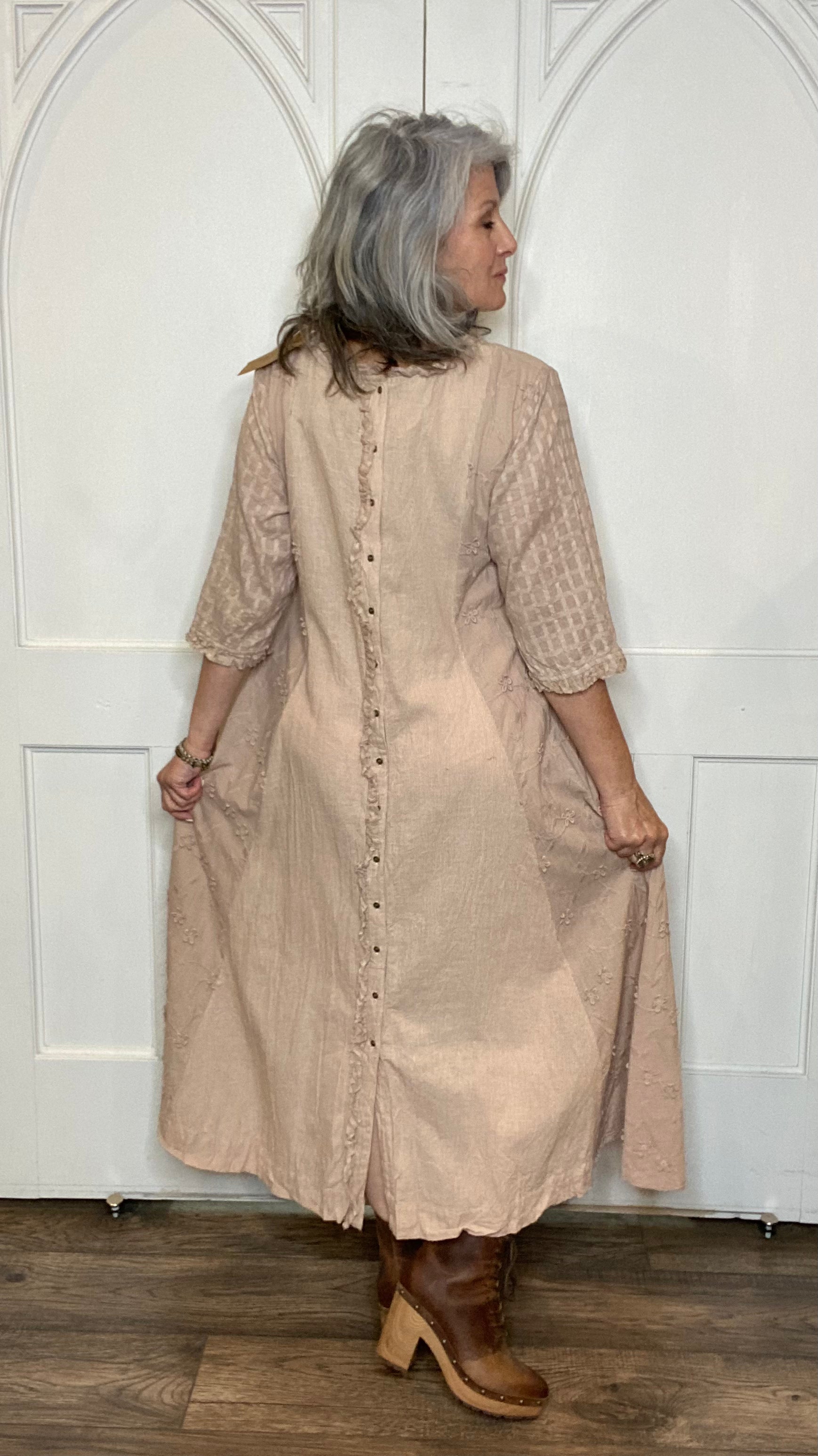 Maina Dress Coat Pink