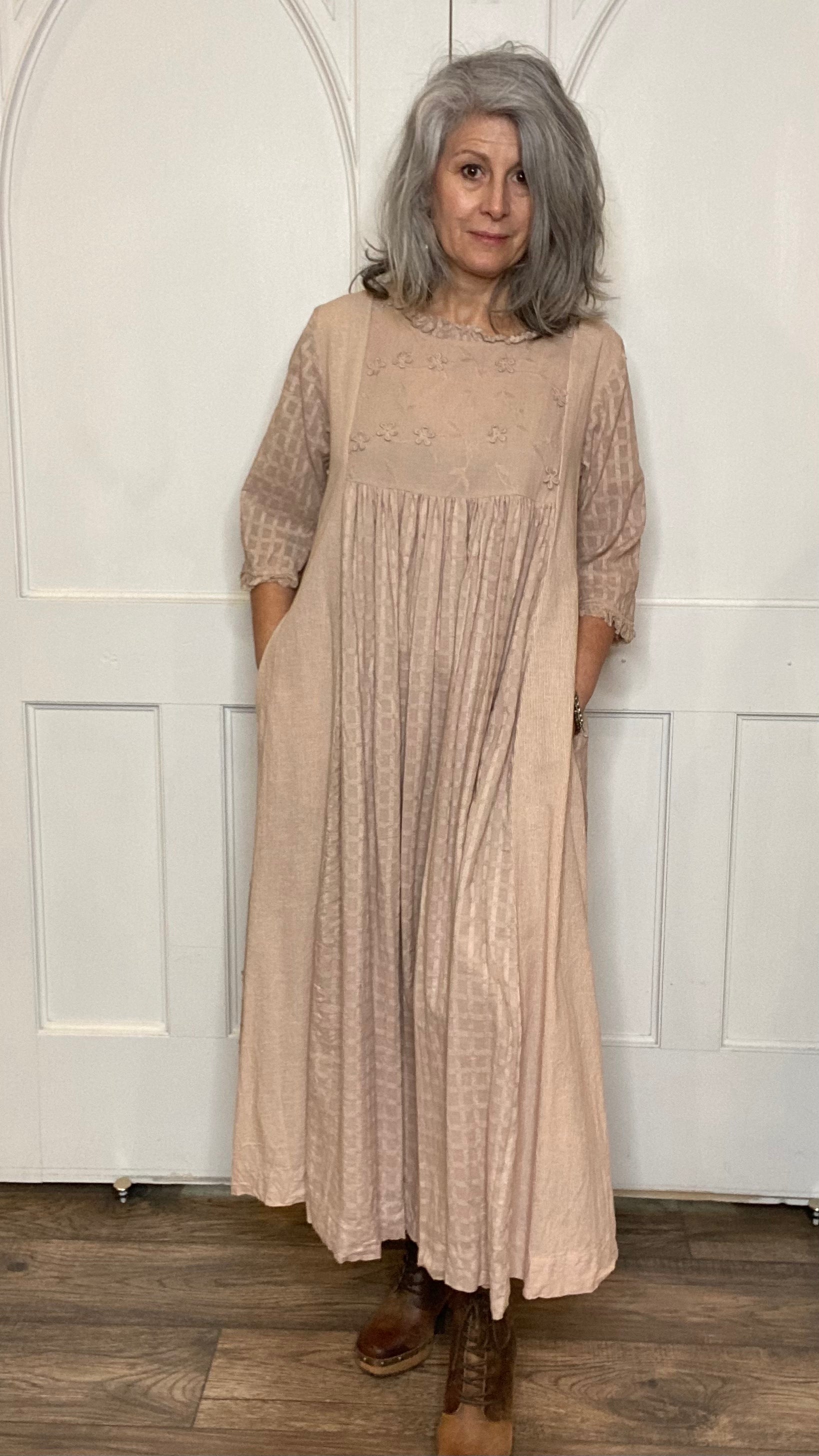 Maina Dress Coat Pink