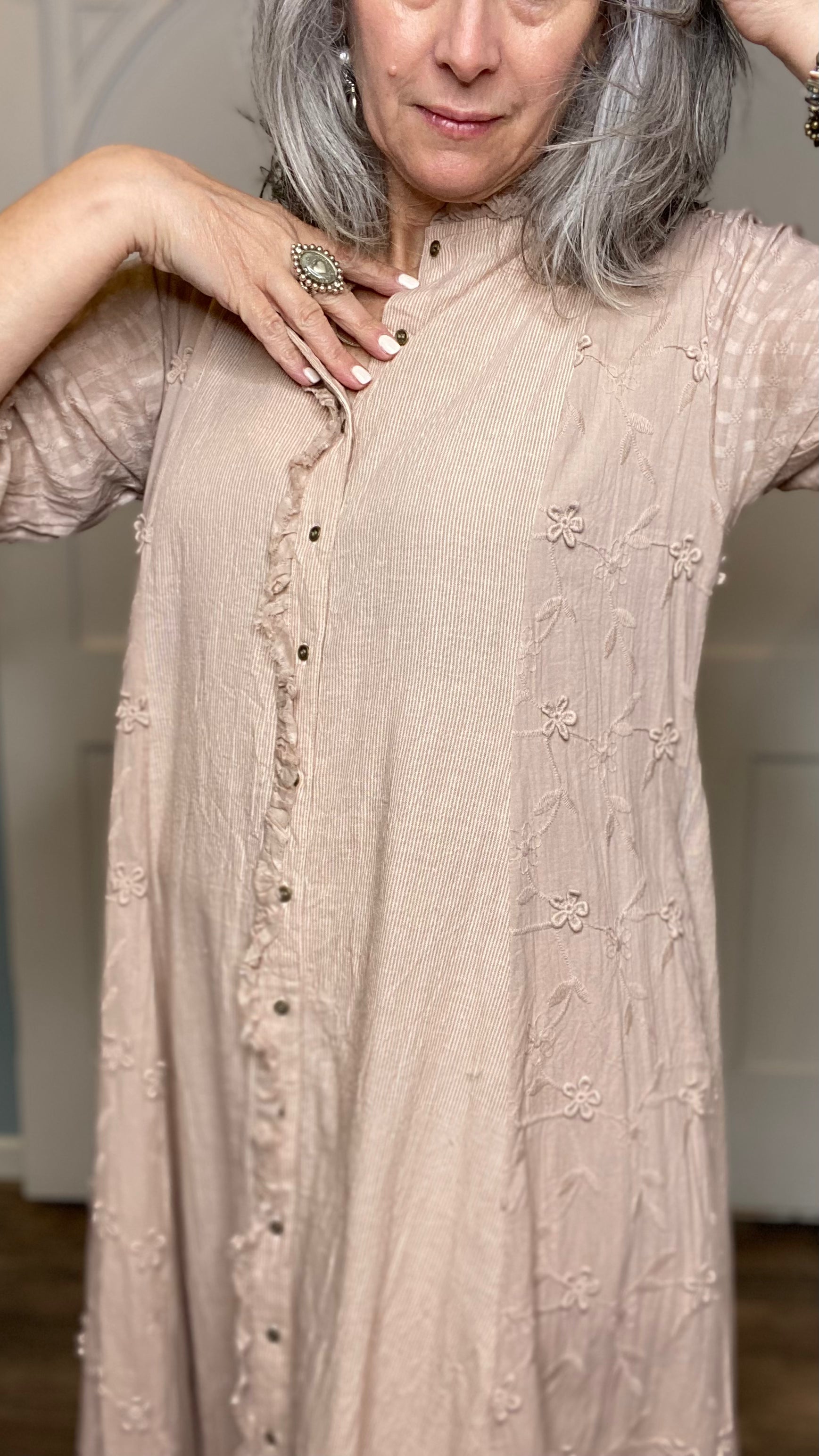 Maina Dress Coat Pink