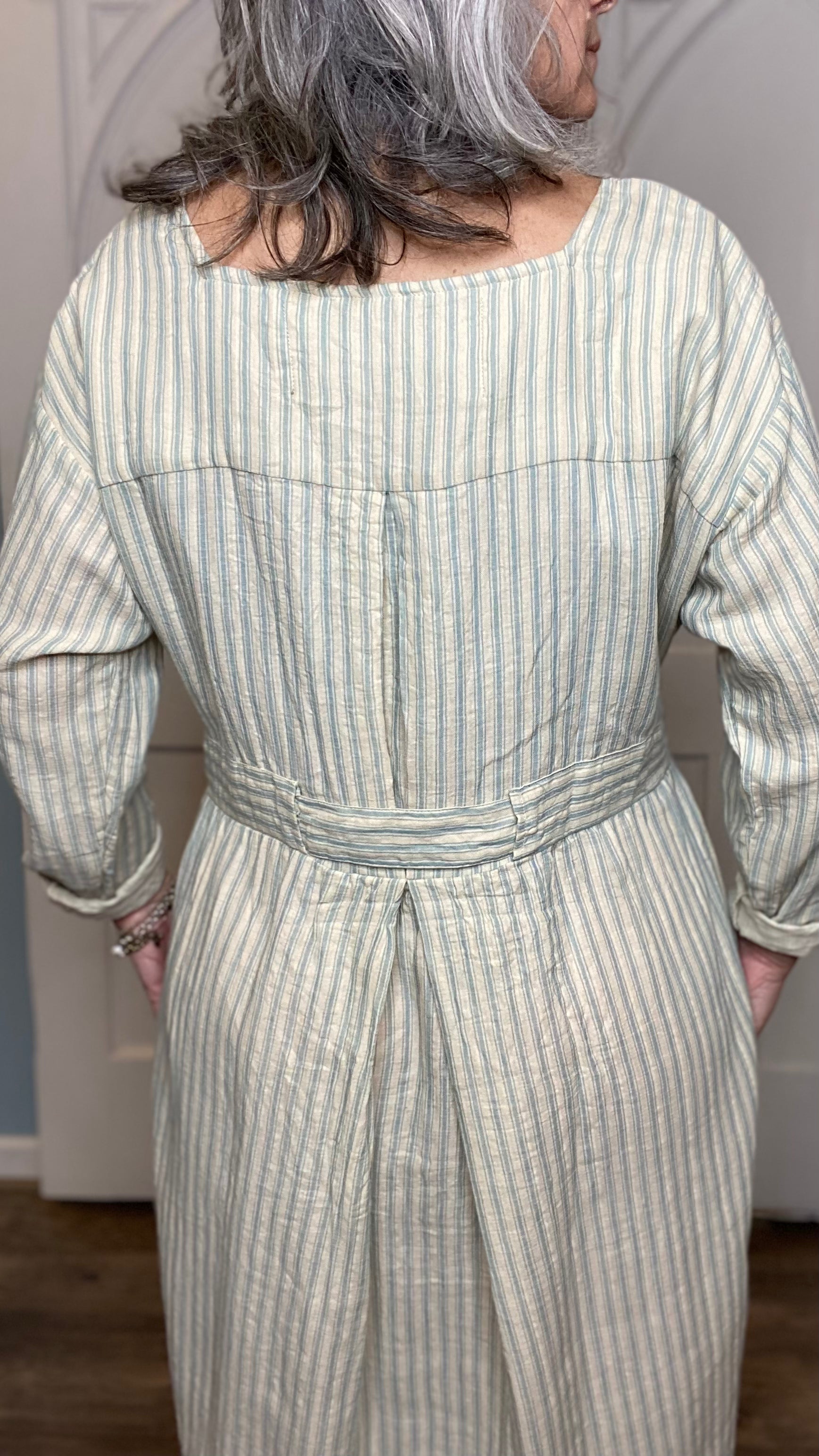 Walis Blue Stripe Dress