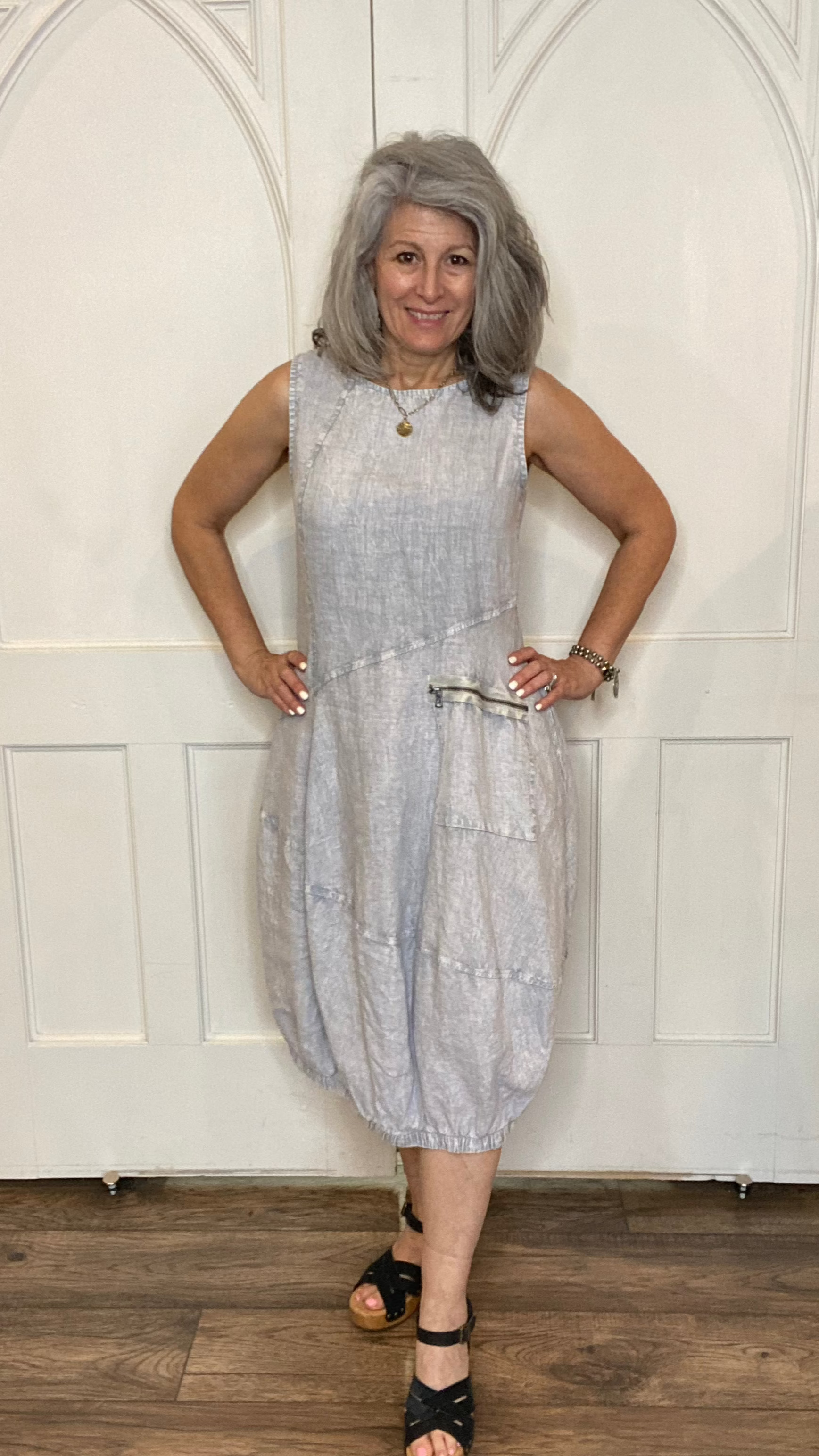 HAYDEE DRESS- Metal Small
