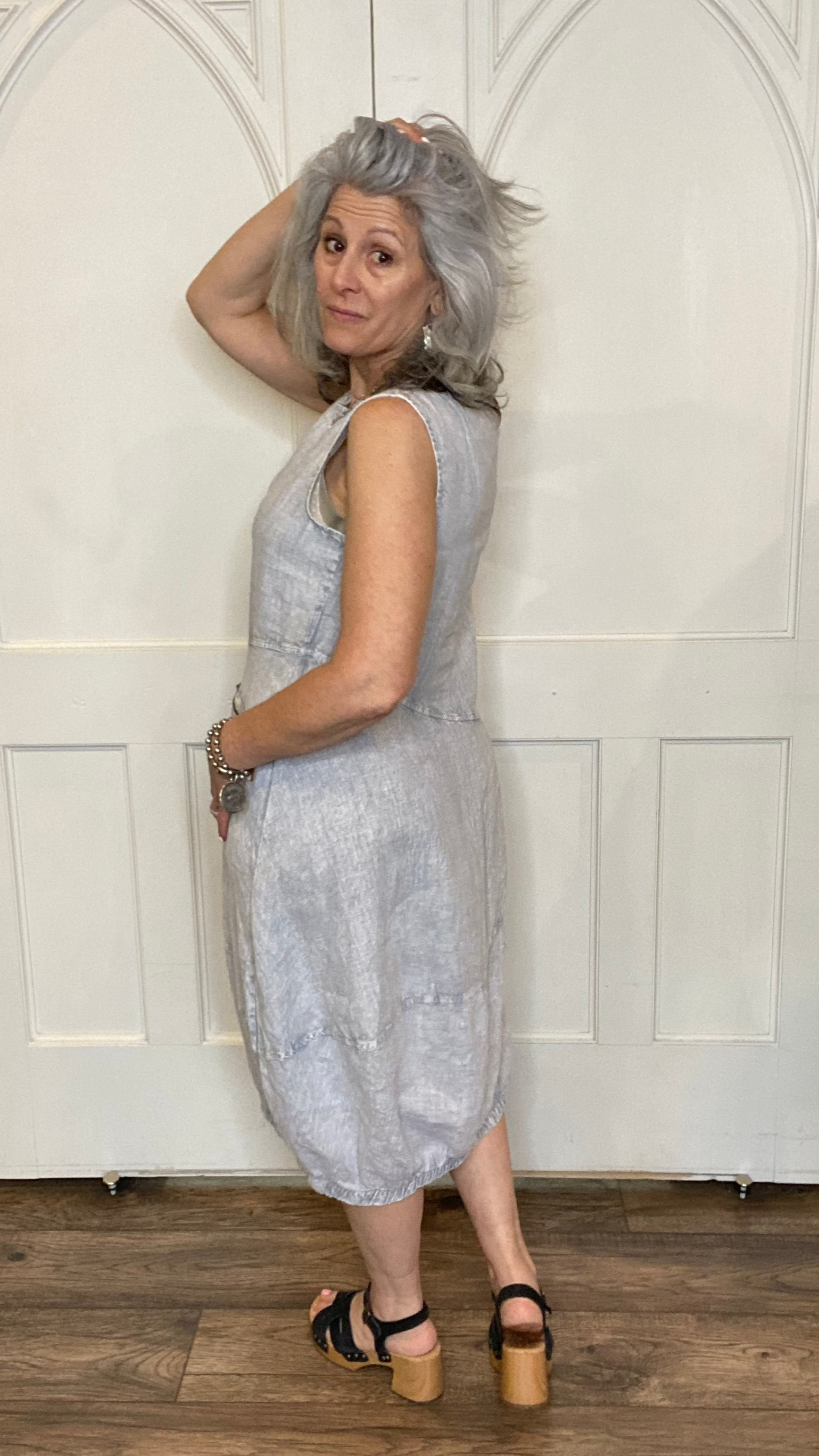 HAYDEE DRESS- Metal Small
