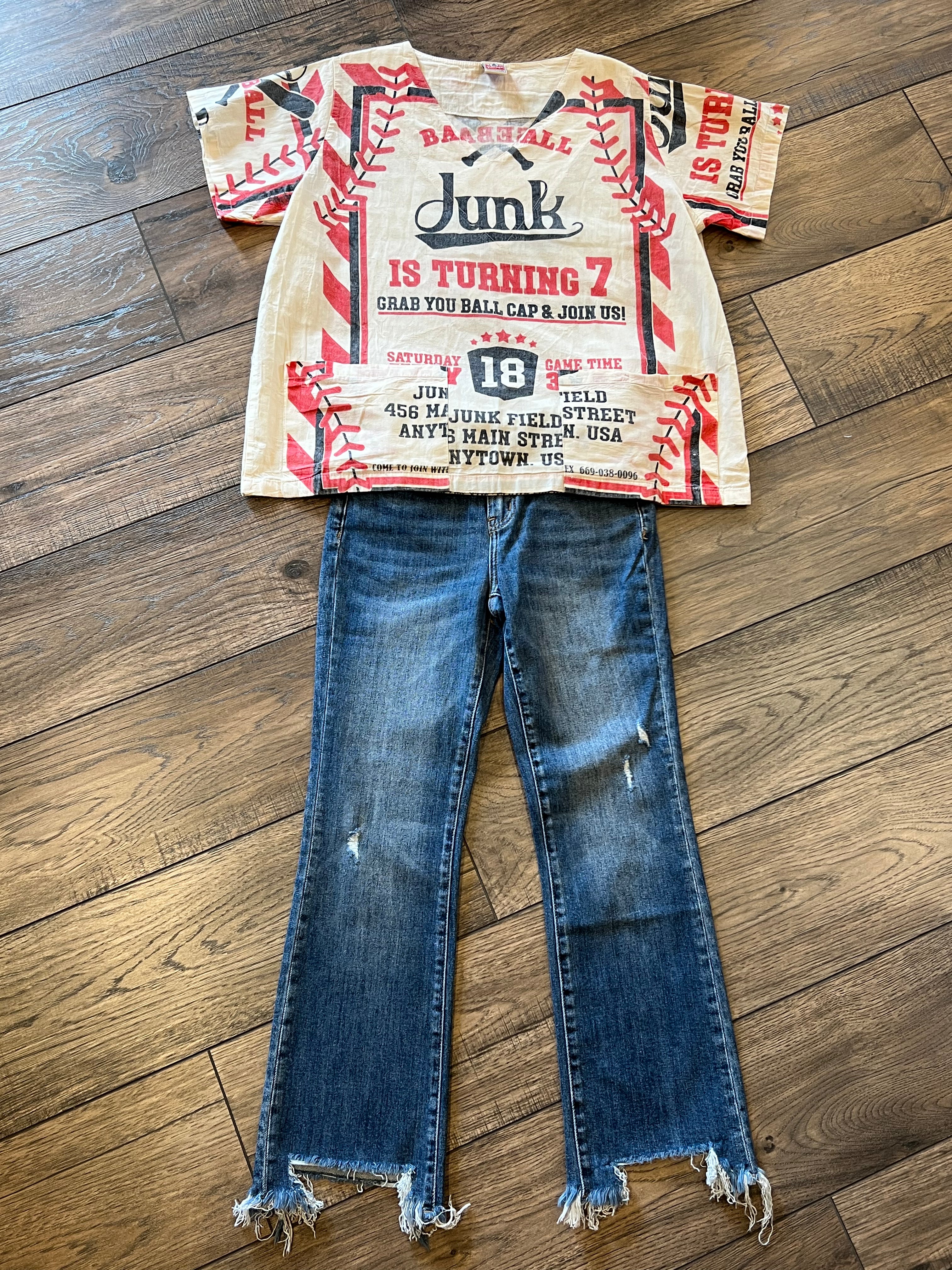Junk Field Baseball Two Pocket Top