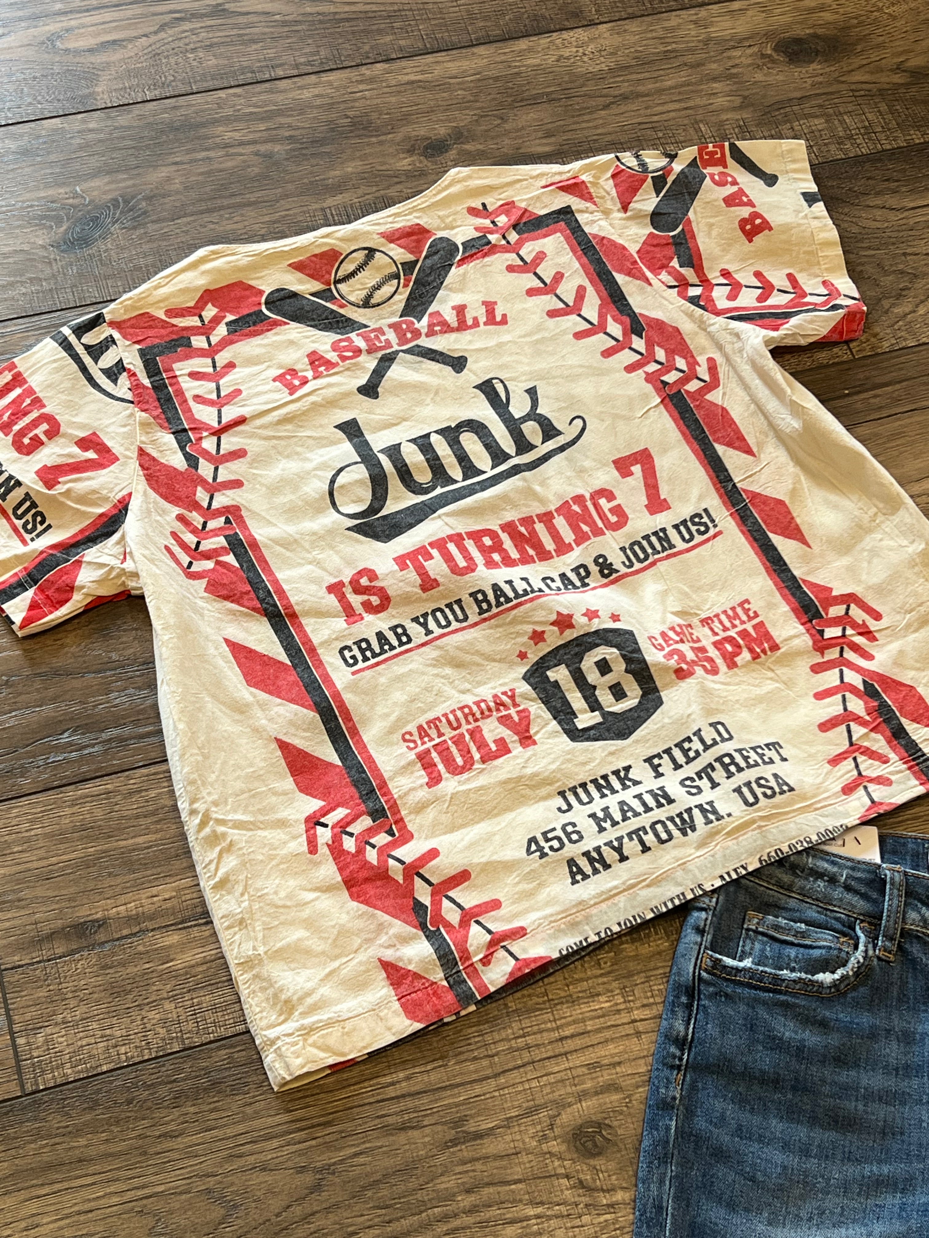 Junk Field Baseball Two Pocket Top