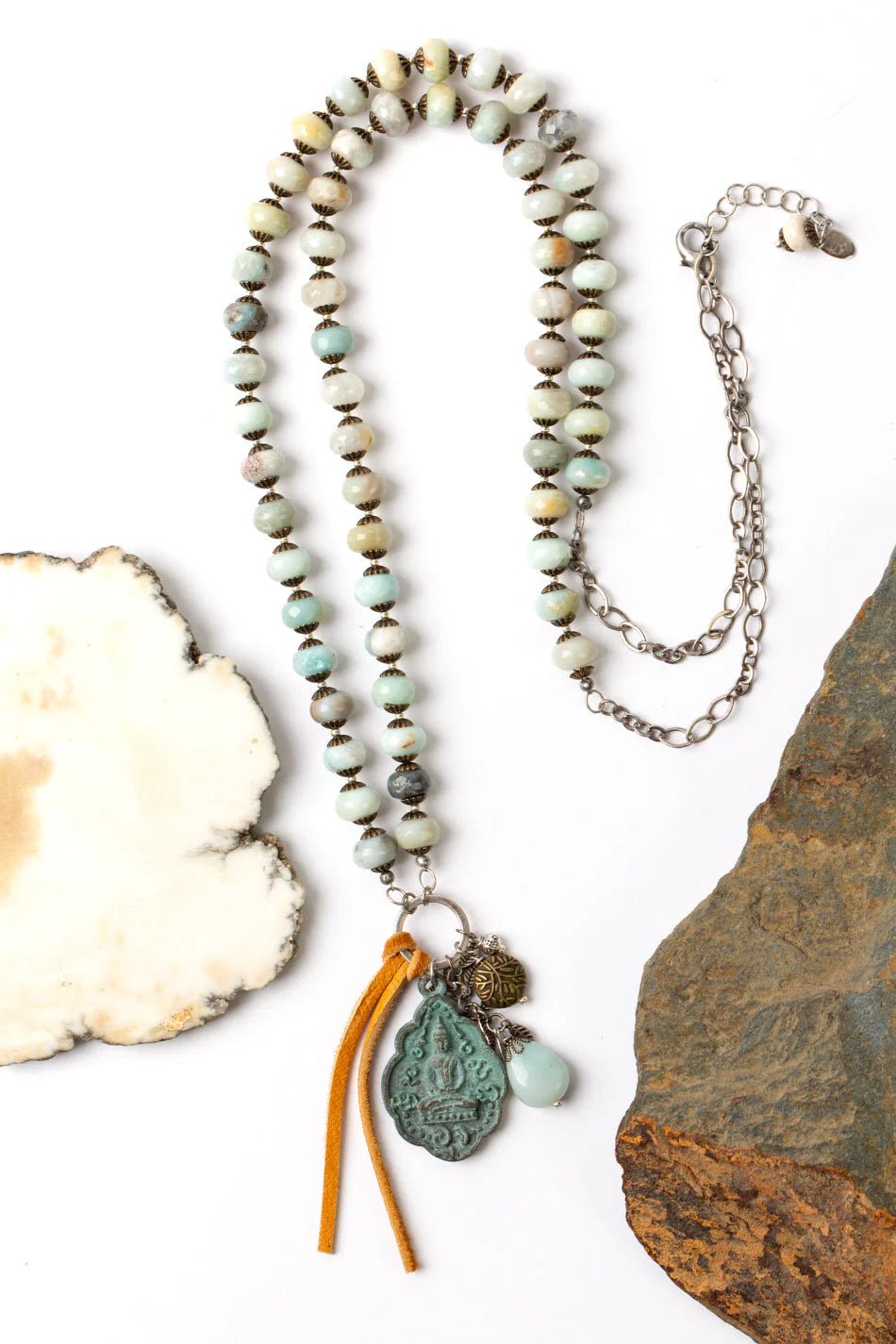 Integrity Long Statement Necklace N016 - Vintage Vault Boutique