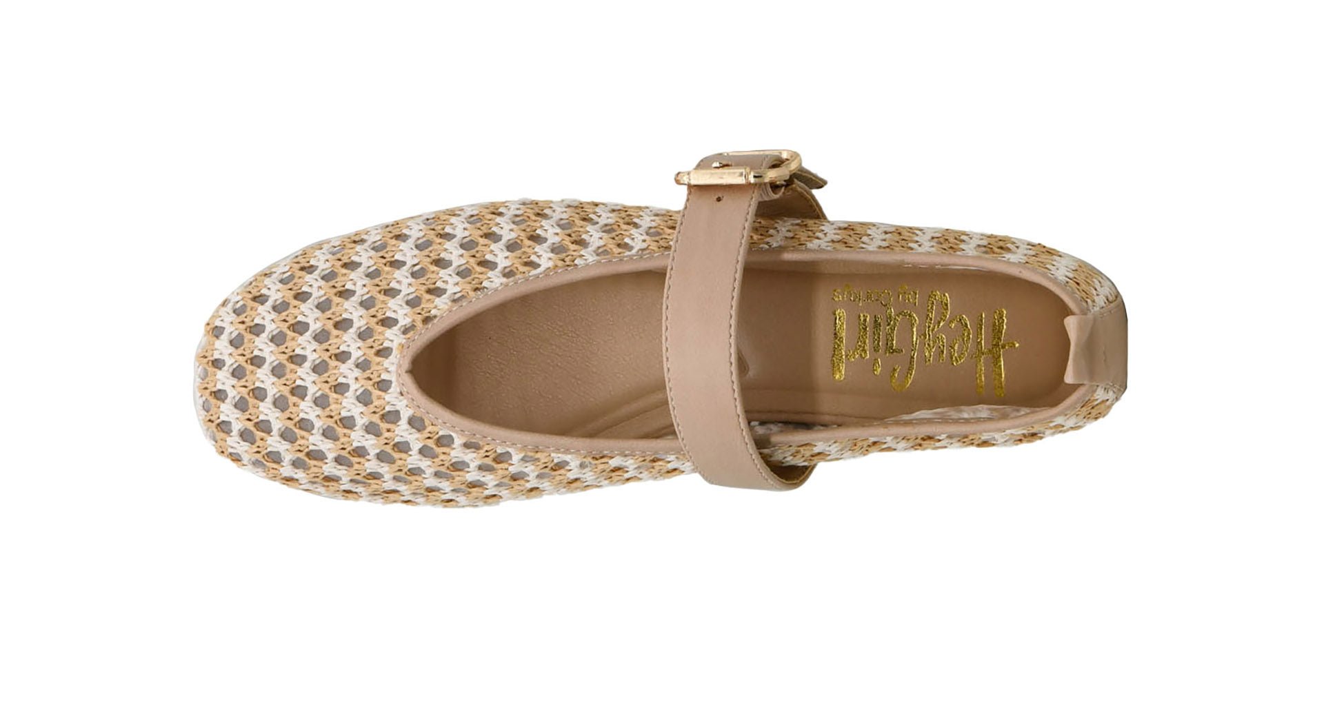 Natural Left Him On Read Ballet Flat - Vintage Vault Boutique
