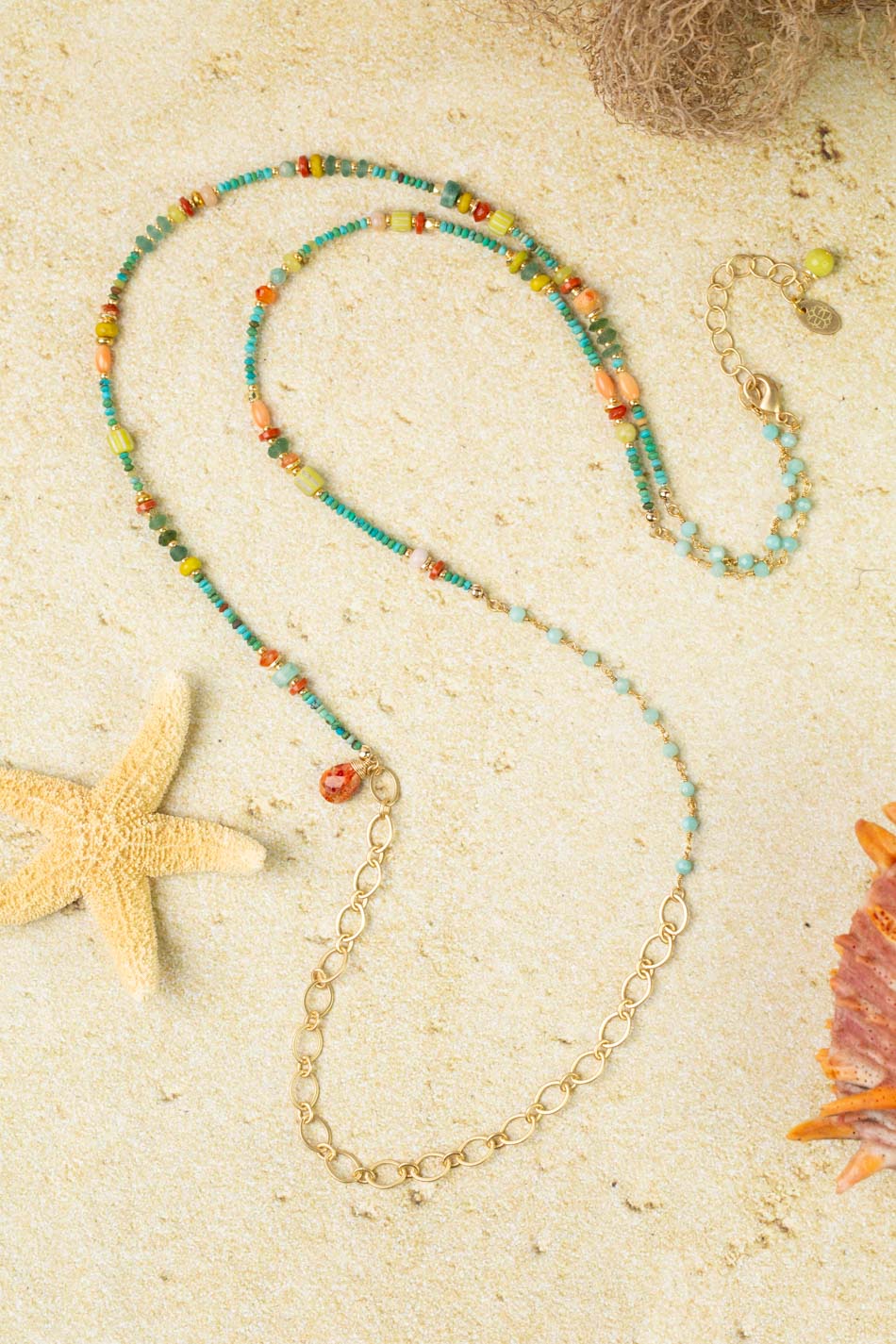 Mango Tango Collage Necklace N004