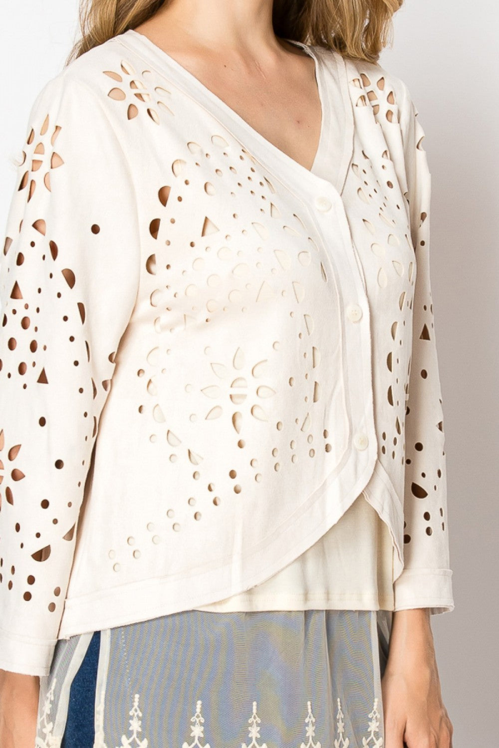 Faux Suede Short Cut Jacket