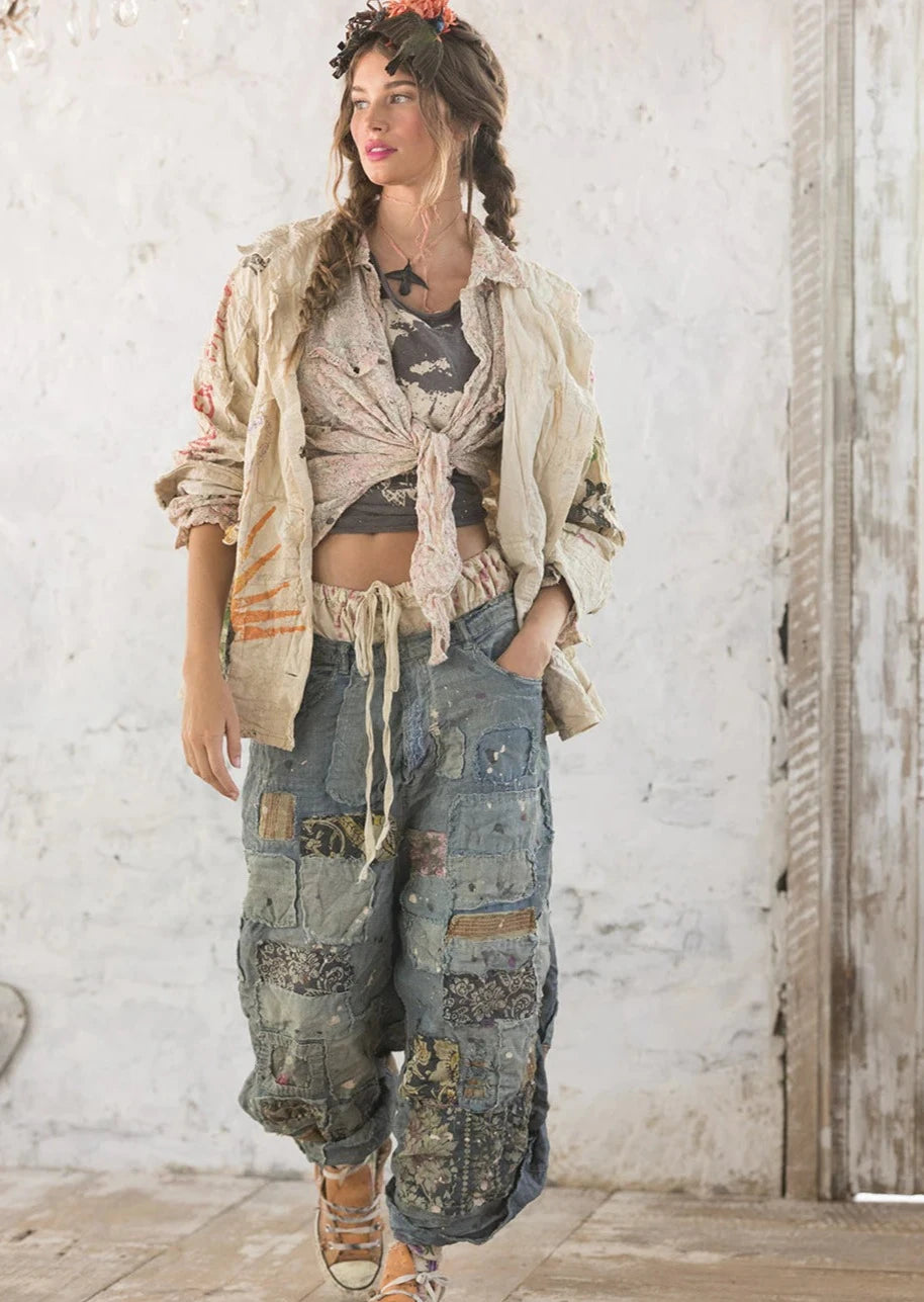 Pants 652 Linen Dani Blues Denims
