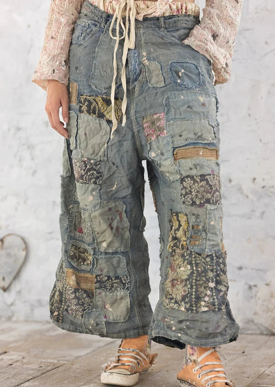 Pants 652 Linen Dani Blues Denims