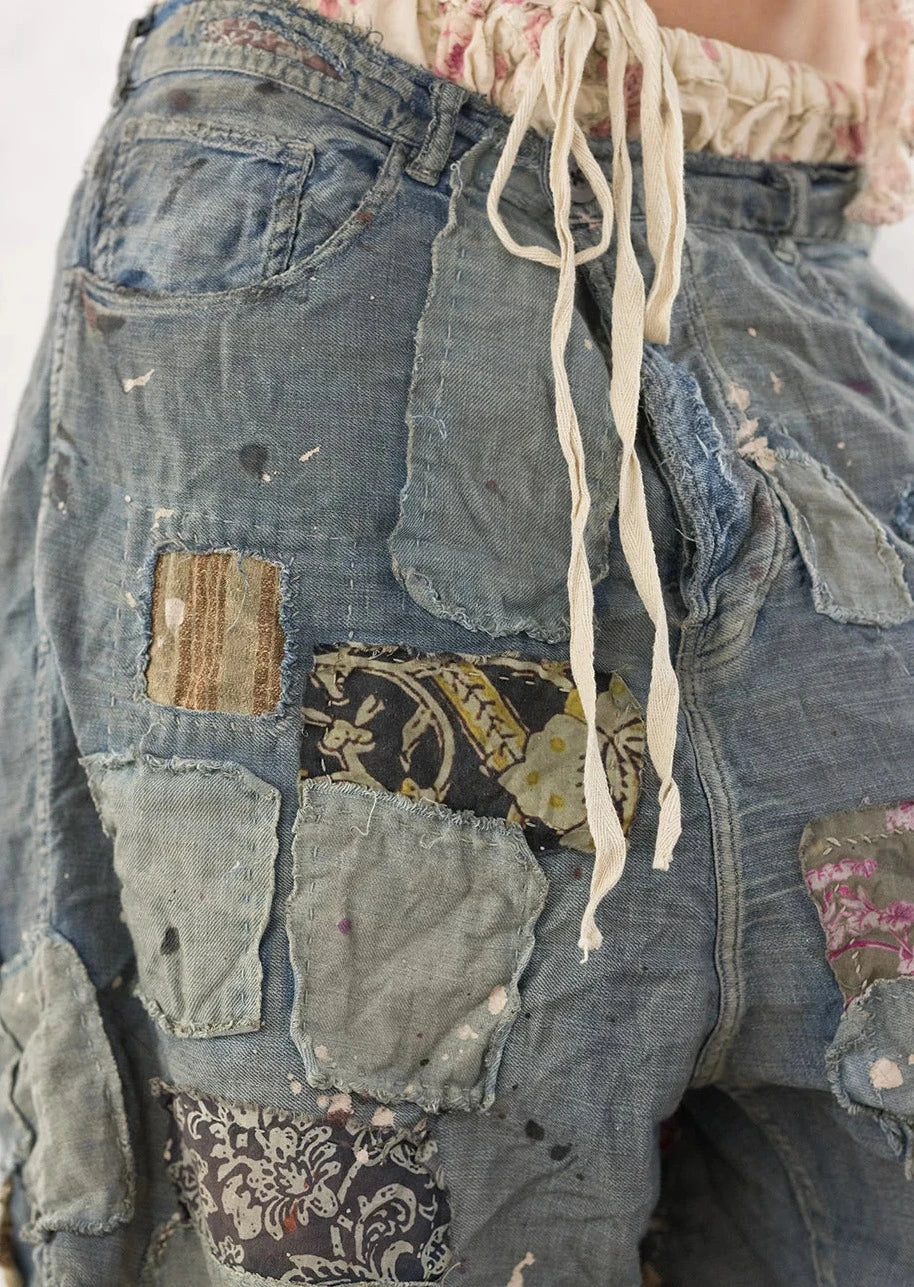 Pants 652 Linen Dani Blues Denims