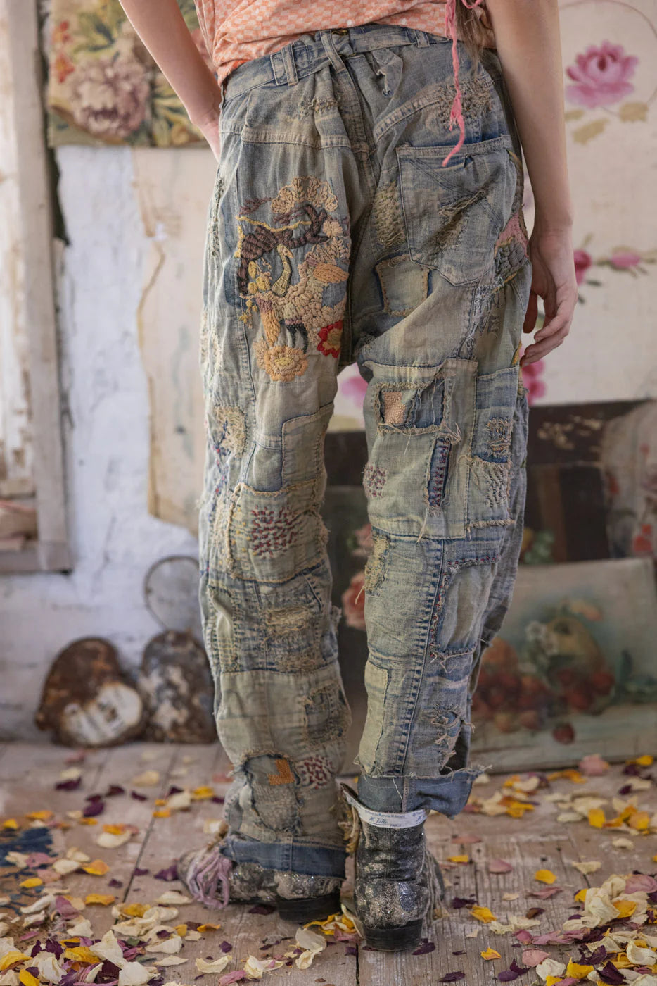 PANT 848 Belle Le Vie Miner Denims Faded Indigo