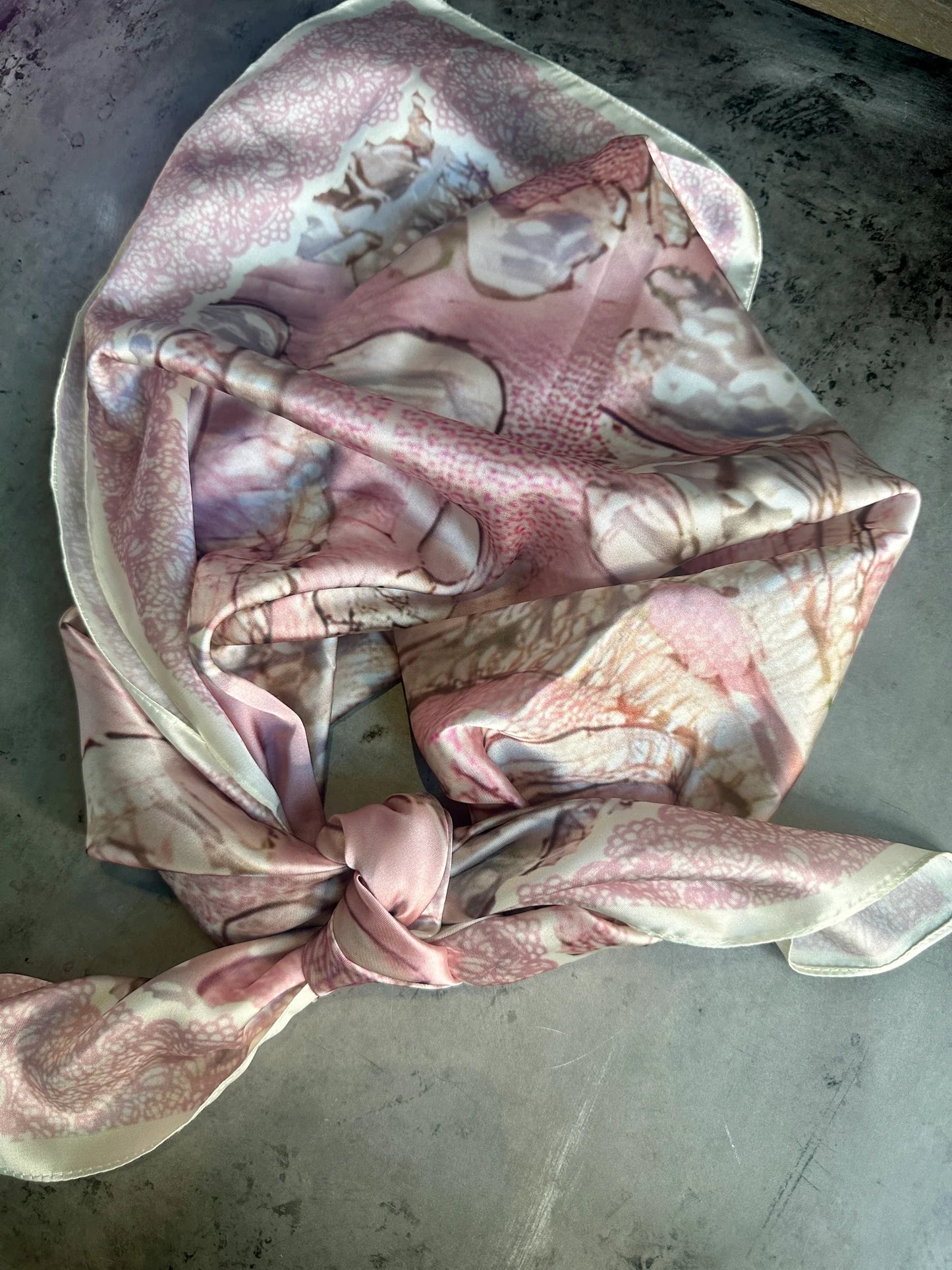 Wild Rag Scarf Pink Clouds