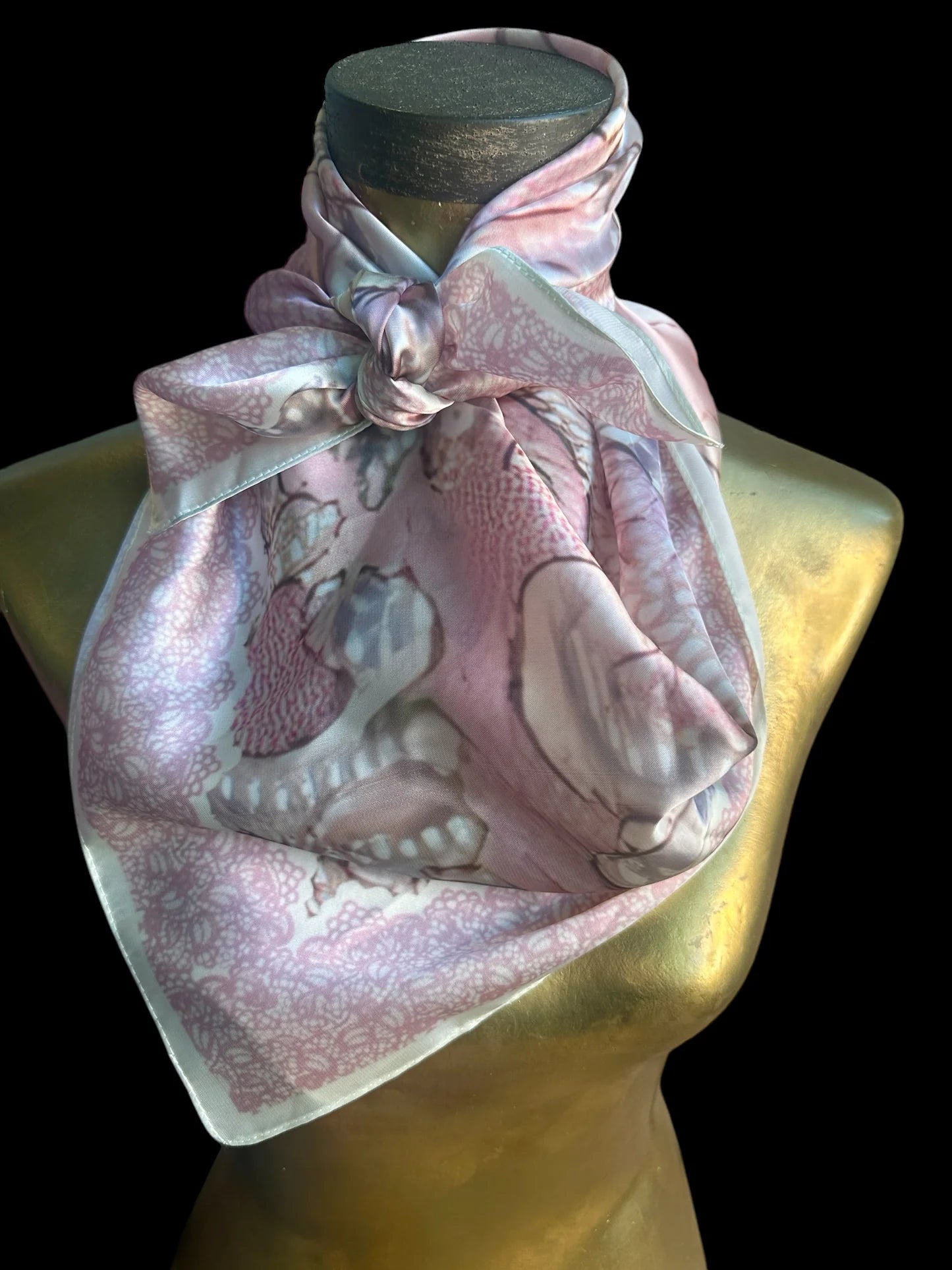 Wild Rag Scarf Pink Clouds