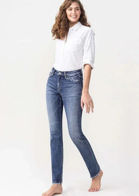Mid Rise Straight Jean - Pleasantly