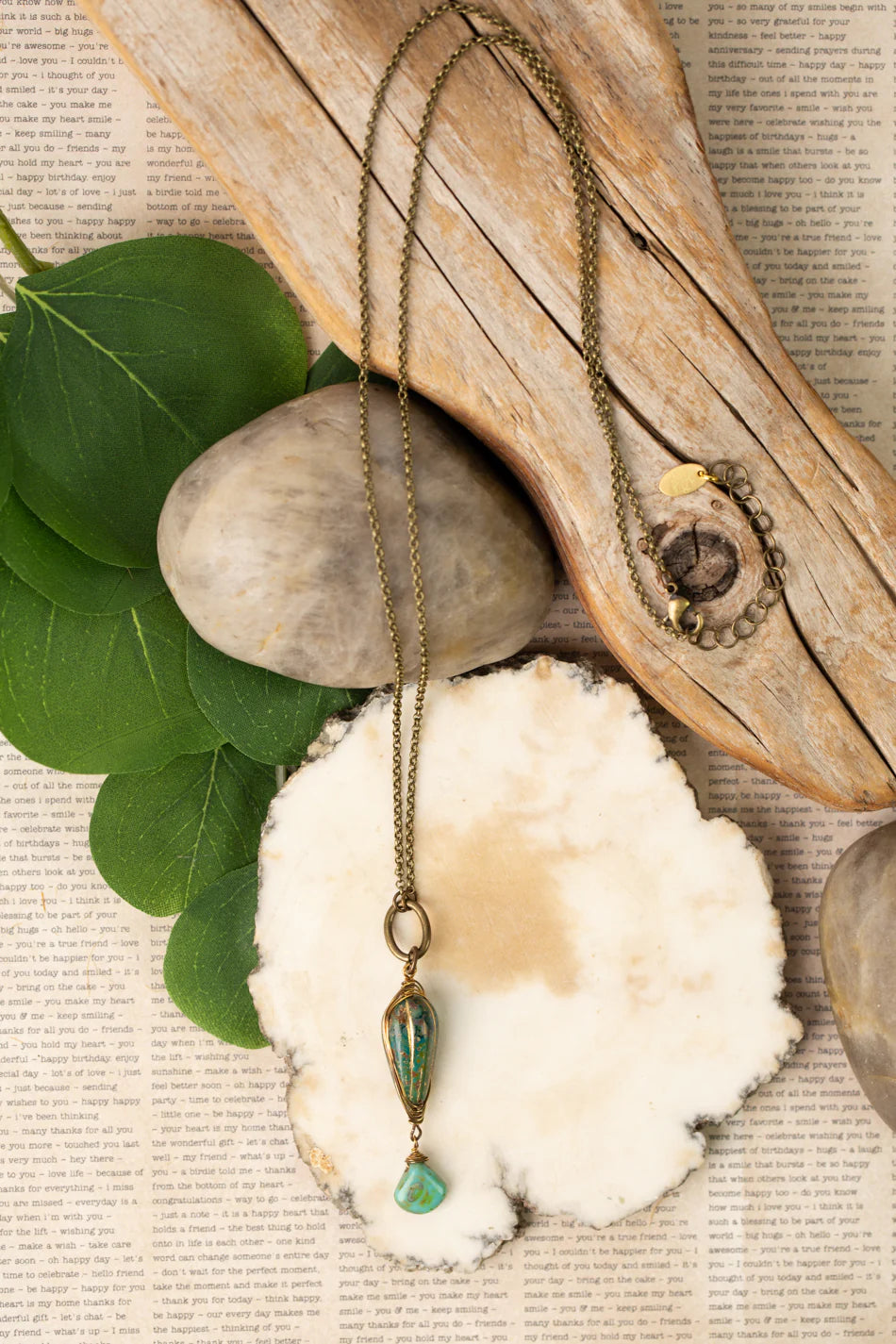 Rustic Creek Simple Necklace