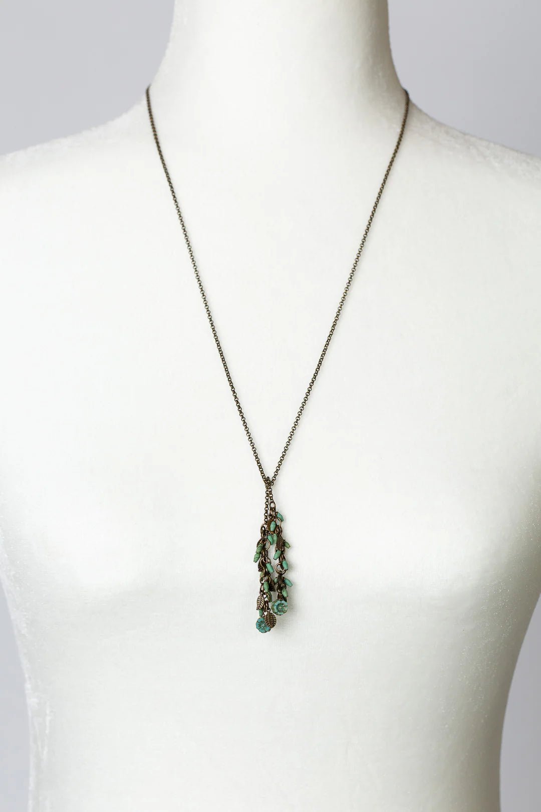 Rustic Creek Lariat Necklace N062 - Vintage Vault Boutique