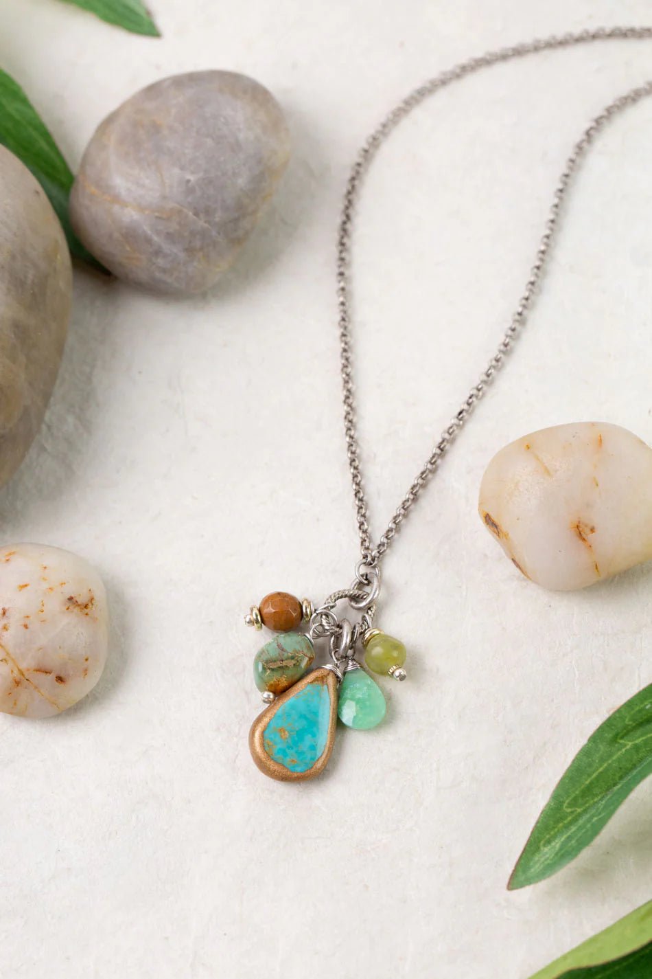 Remedy Opal Simple Necklace N005 - Vintage Vault Boutique