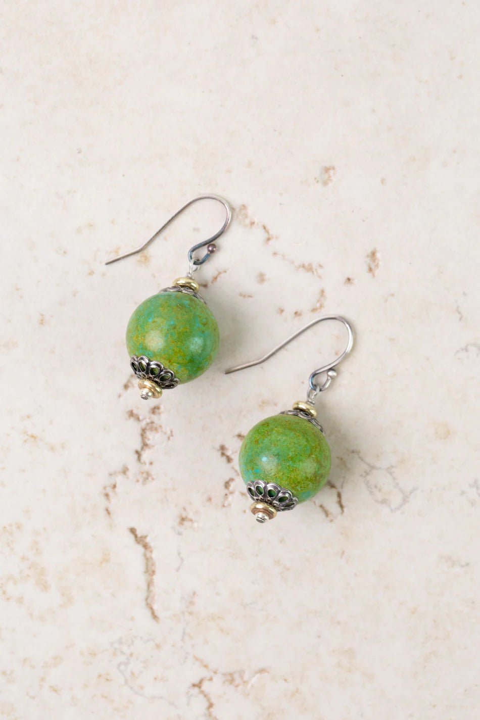 Remedy Turquoise Simple Earrings E016 - Vintage Vault Boutique