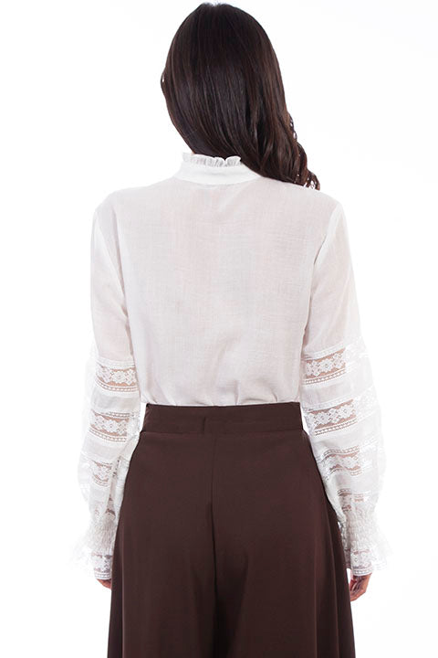 White Lace Blouse
