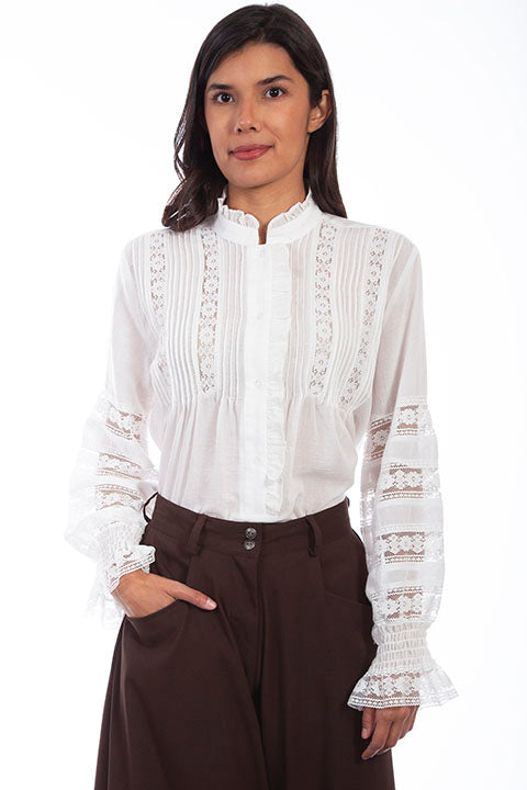 White Lace Blouse