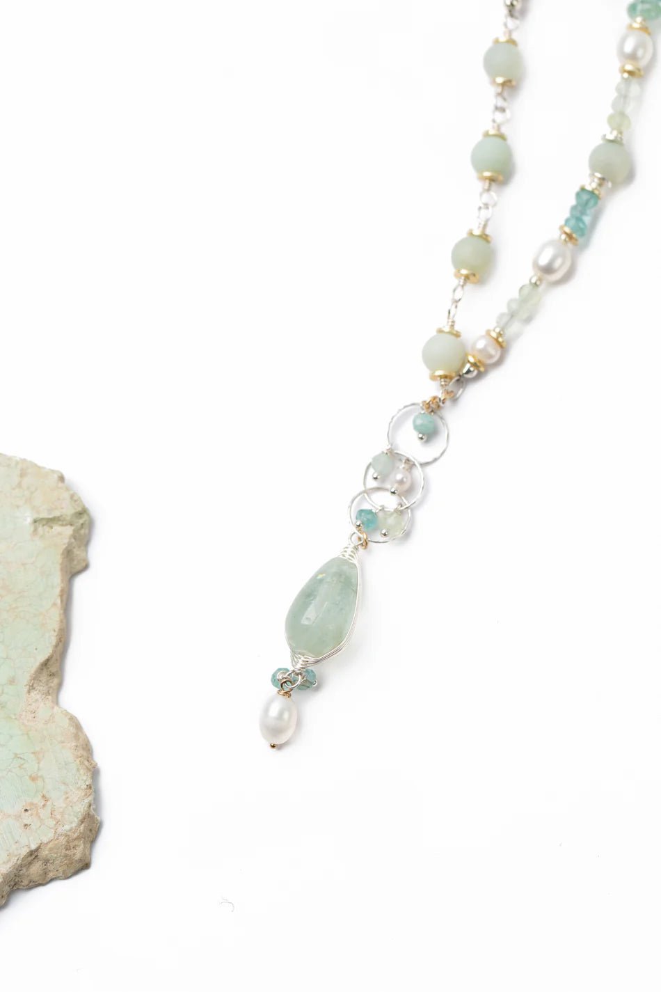 Serenity Pendant Necklace N033-3 - Vintage Vault Boutique