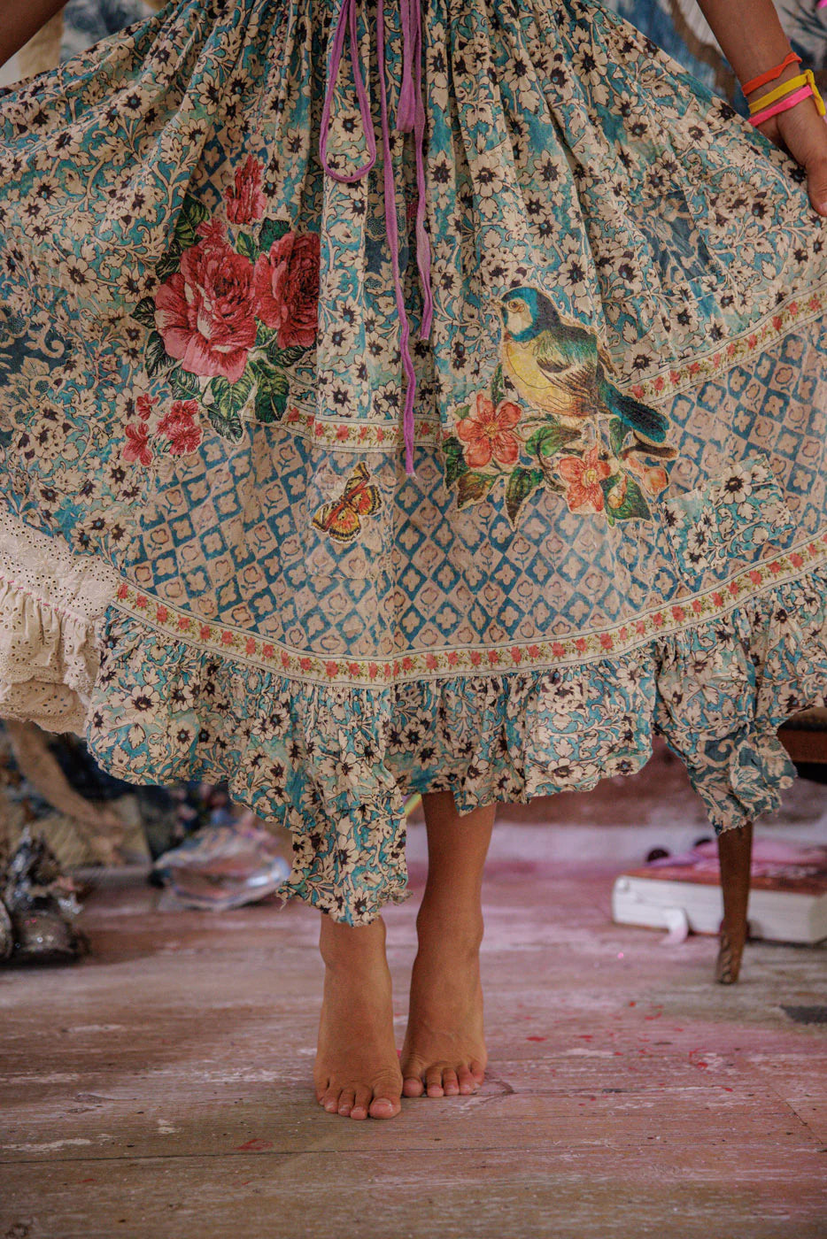 Skirt 233 Anselma Skirt Blue Eyes