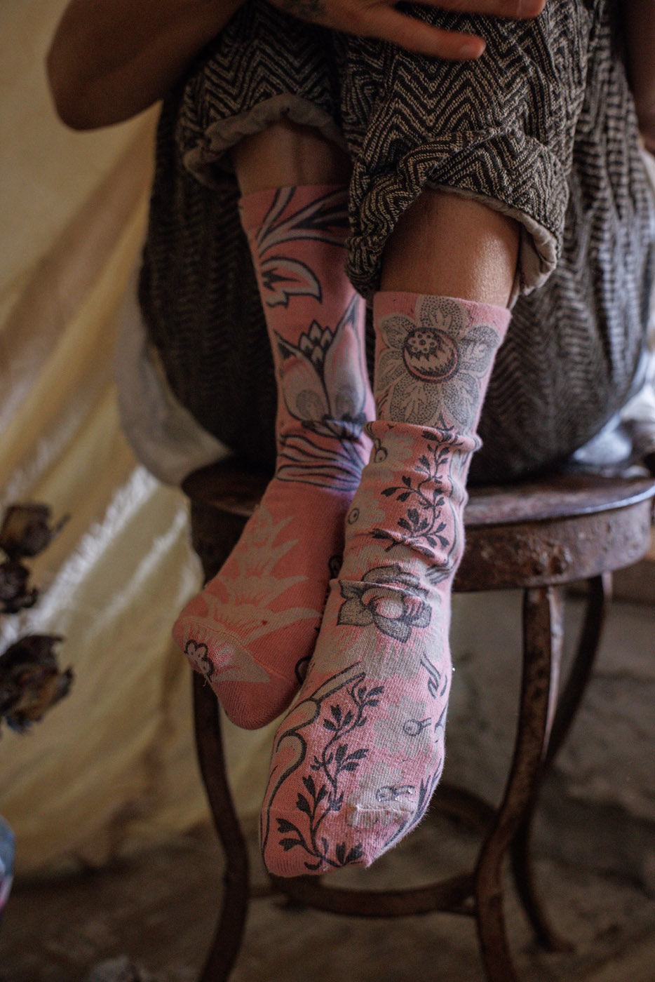 Sock 141 Floral MP Socks Moxie