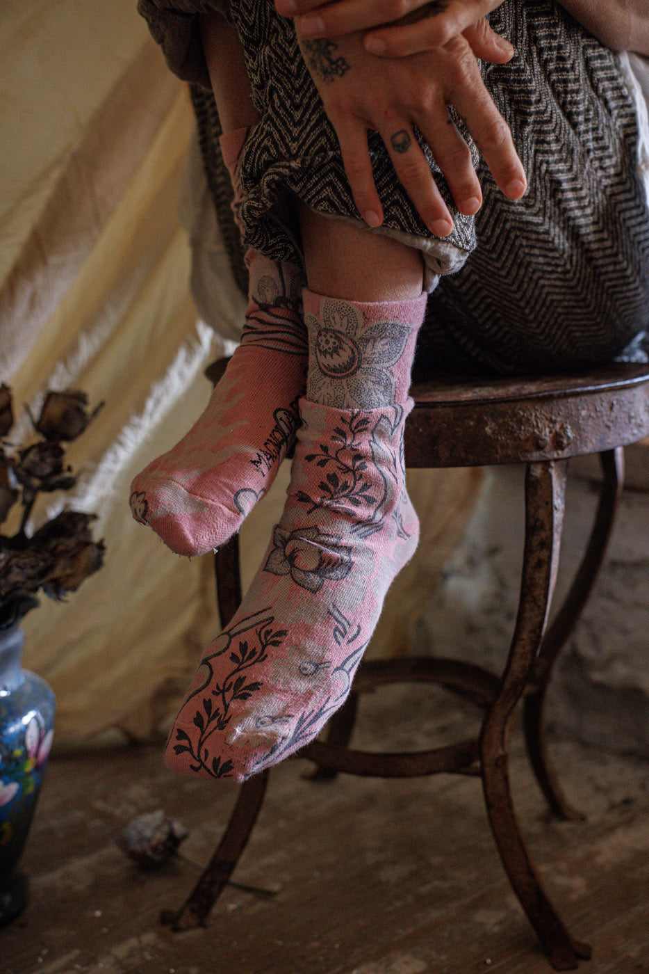 Sock 141 Floral MP Socks Moxie