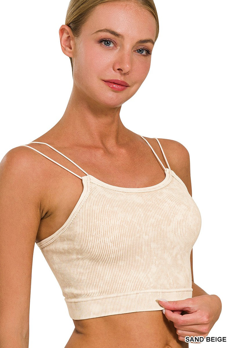 Washed Ribbed Brami
