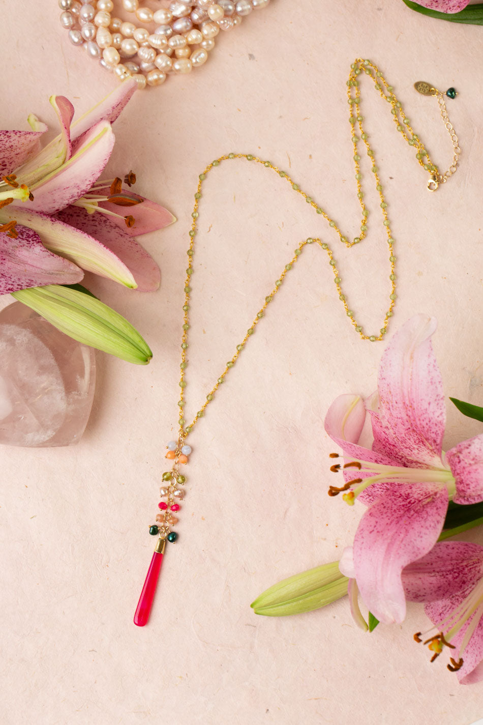 Splendor Cluster Necklace N005