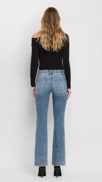 Mid-Rise Boot Cut with Hem