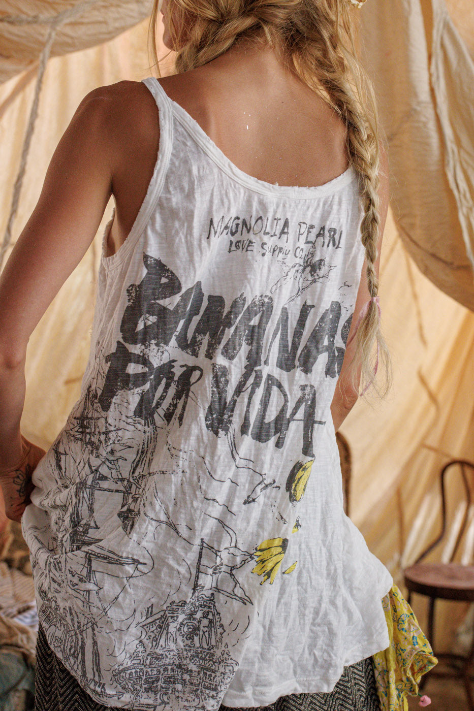 Tank 423 Bananas Por Vida Lana Tank True