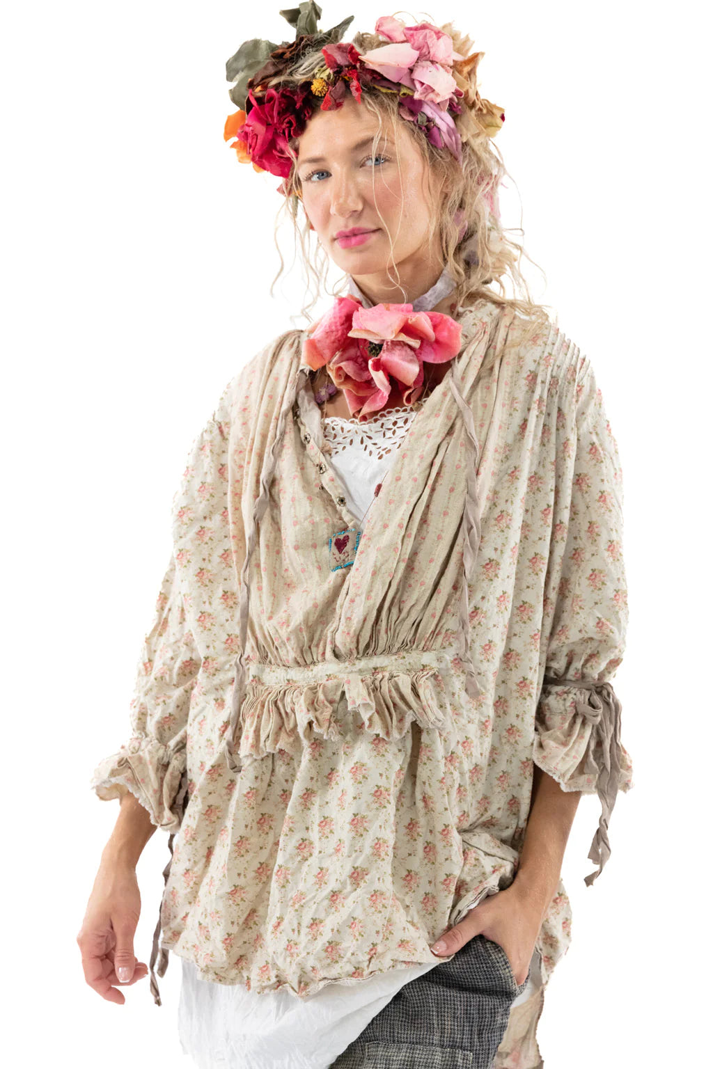 Top 1229 Floral Amadeus Blouse Sunpraire