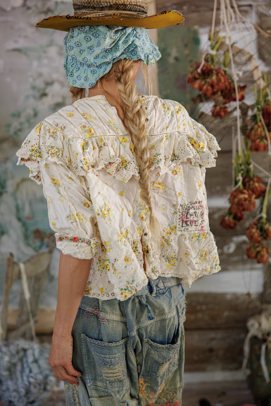 Top 1283 Eyelet Eadred Blouse Lauretta