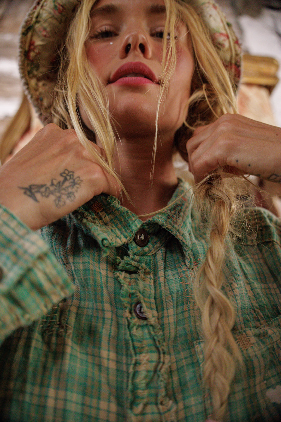 Top 1391 Adison Workshirt Green Chili