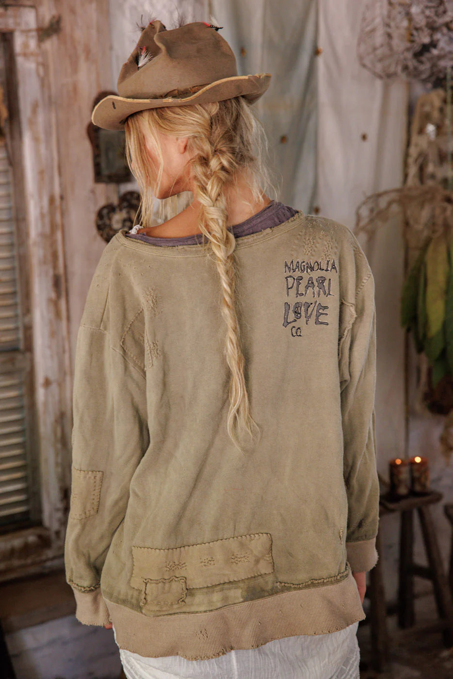 Top 2128 Fleece Riehl Henley Aged