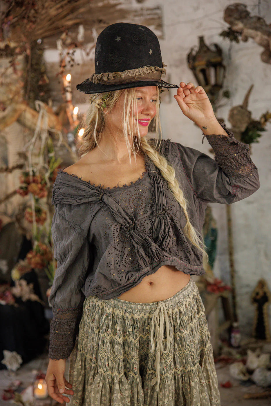 Top 2239 Eyelet Nonnie Belle Blouse