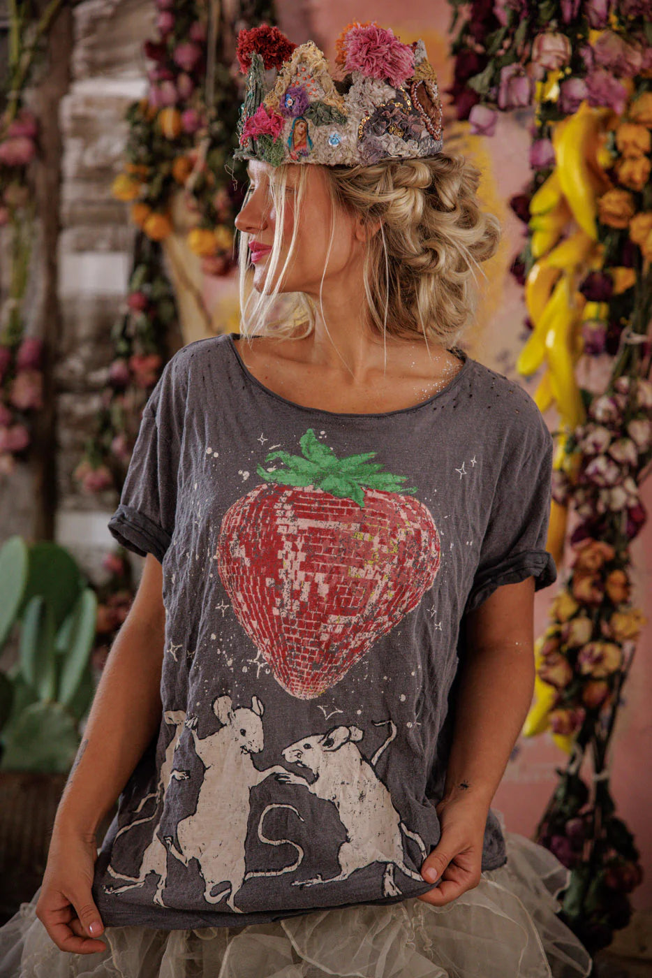 Top 2663 Discotheque Fraises Tee