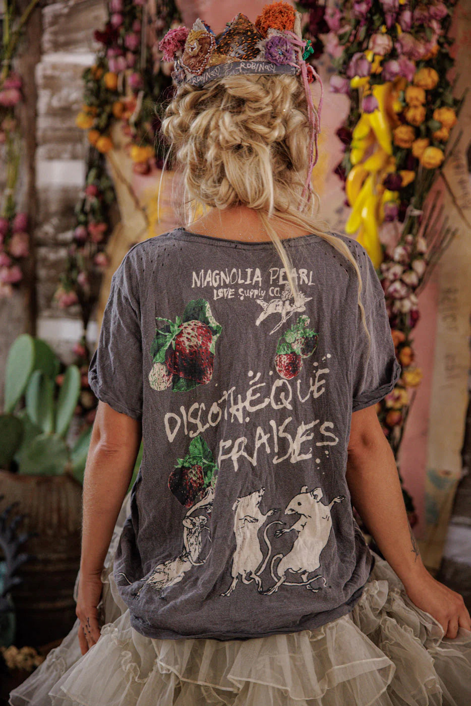 Top 2663 Discotheque Fraises Tee
