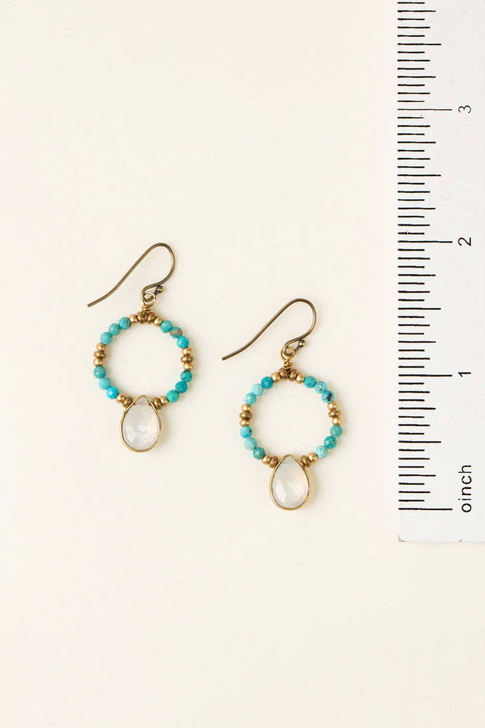 Transcend Turquoise Earrings E018