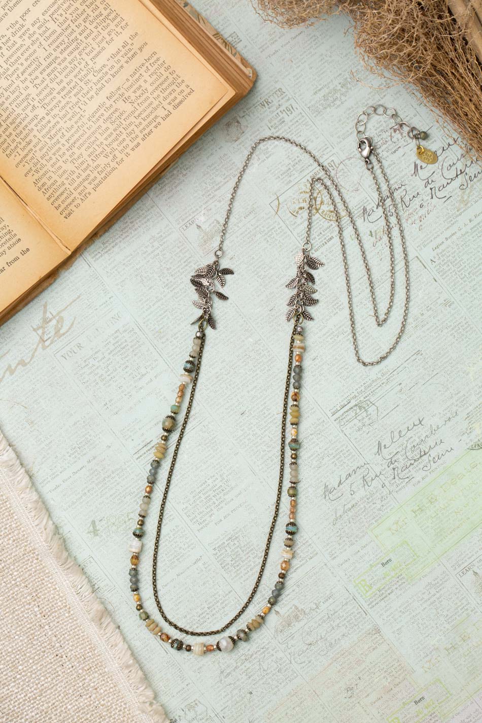 Wisdom Within Multistrand Necklace N007 - Vintage Vault Boutique