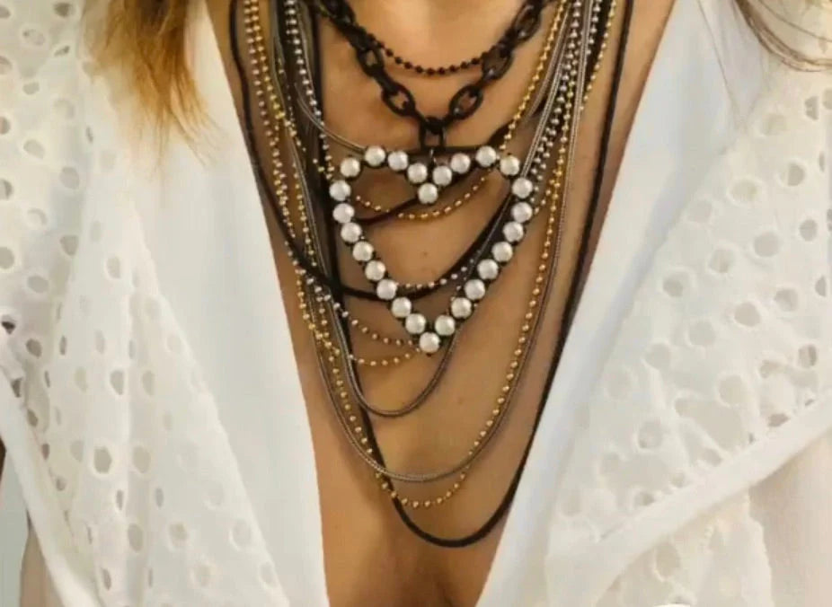 Pearl Heart Necklace - Smutt