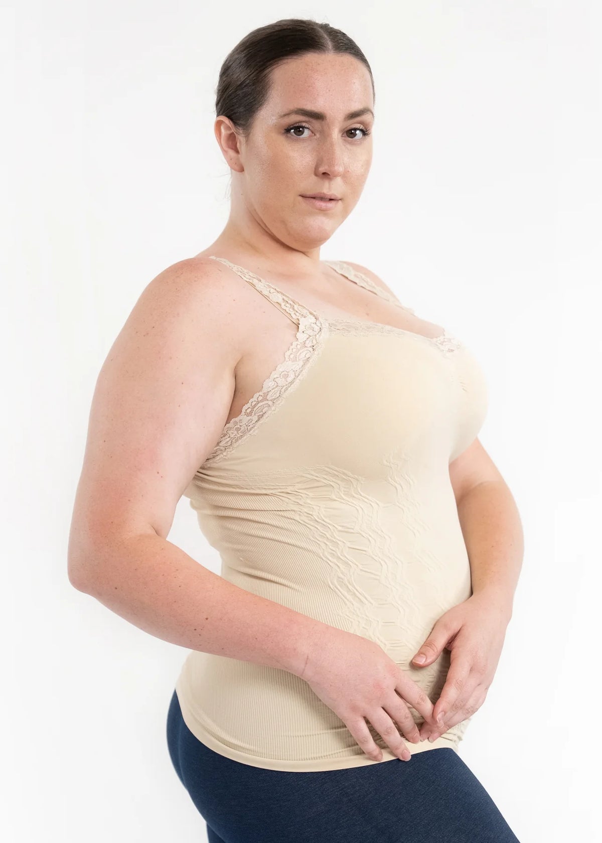 Lace Cami - Curvy Fit 000 - Vintage Vault Boutique