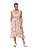 Front view of Abigail Cotton Tank Dress worn by a model.
