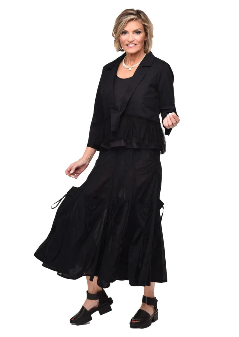 full front view of Alexus skirt on a model