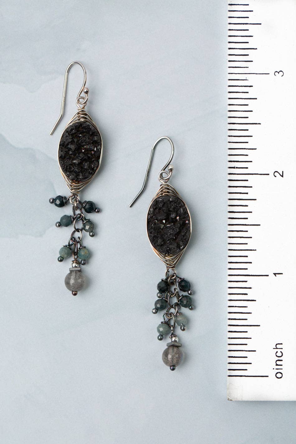 Eclipse Herringbone Earrings 010E