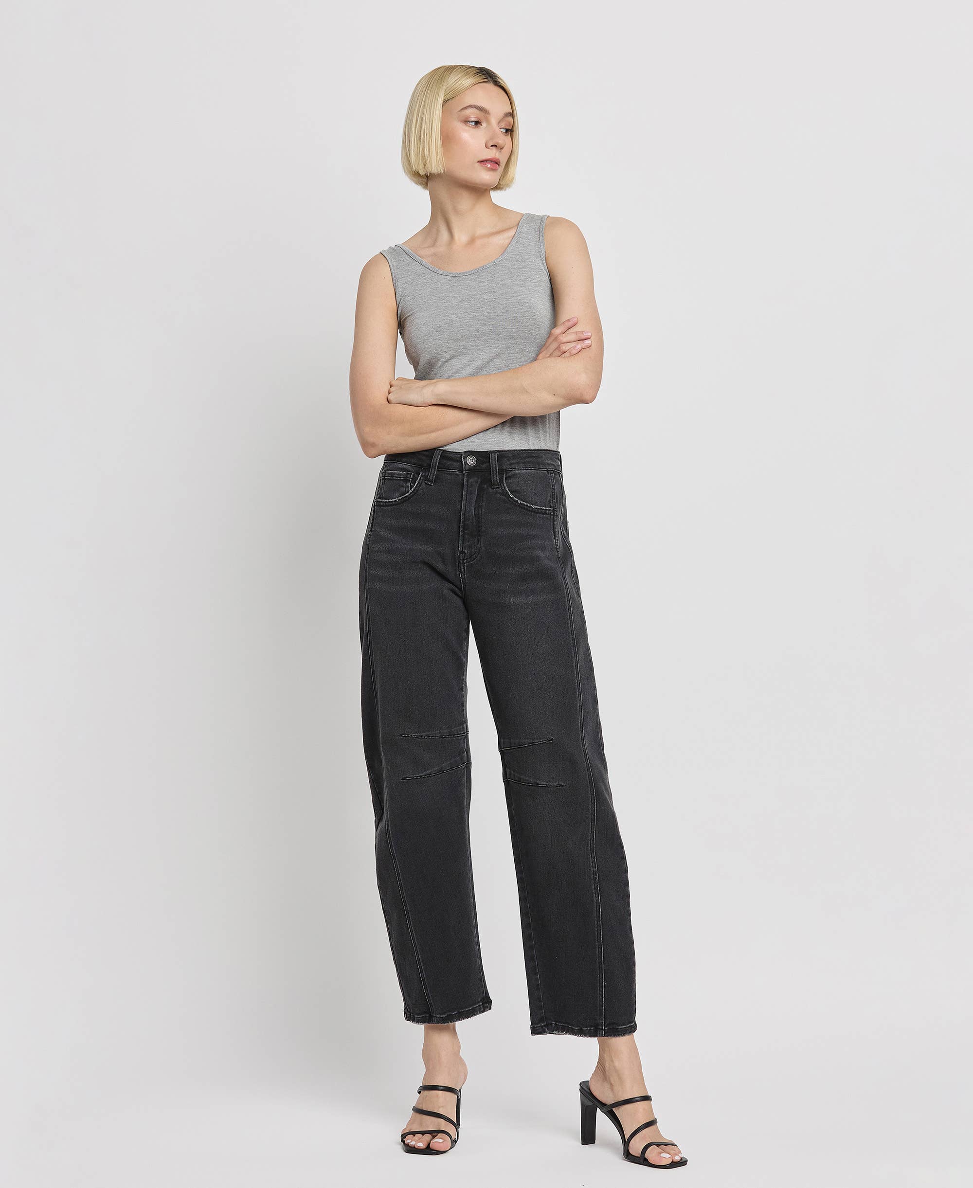 Ankle Barrel Leg Jean
