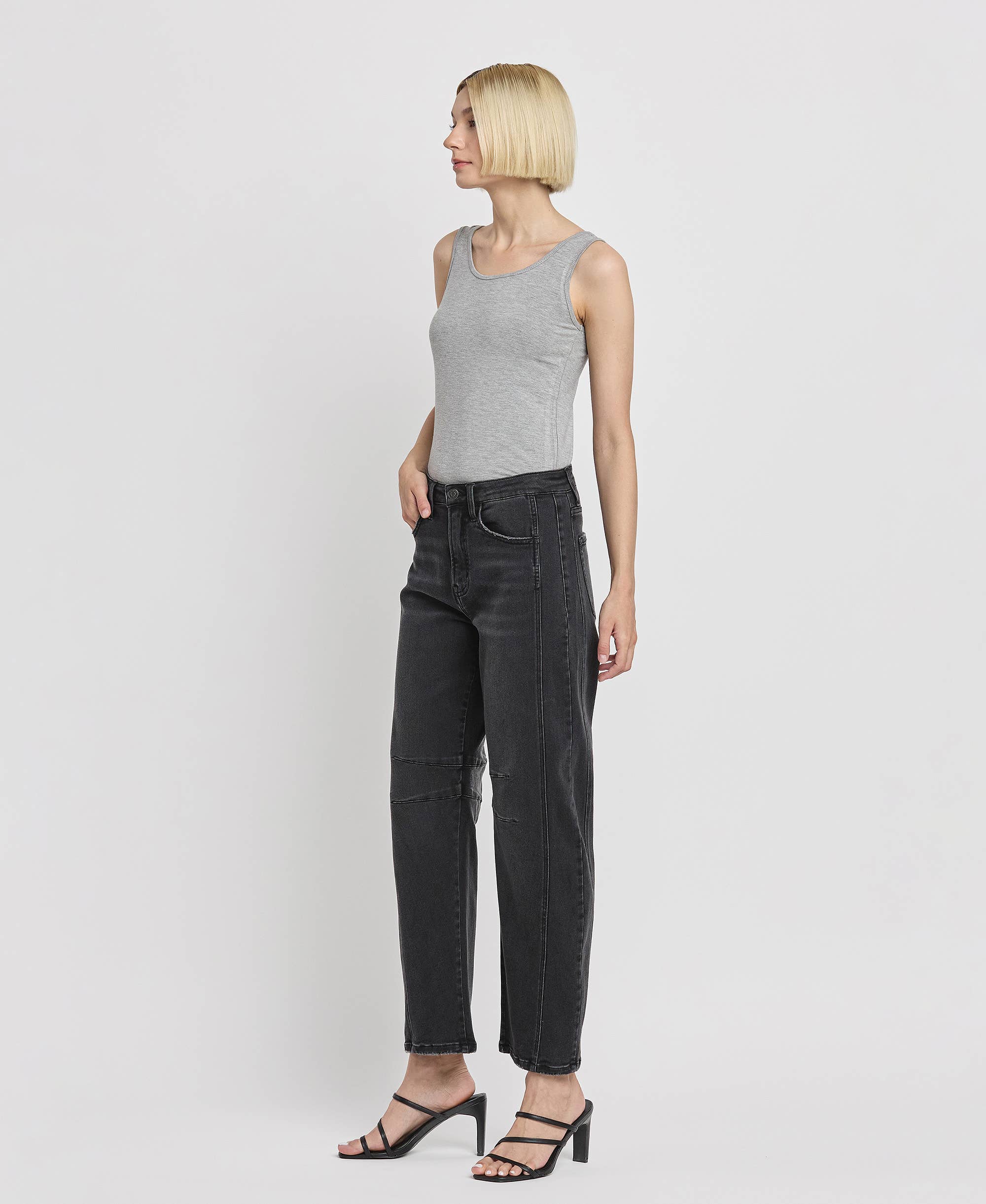 Ankle Barrel Leg Jean