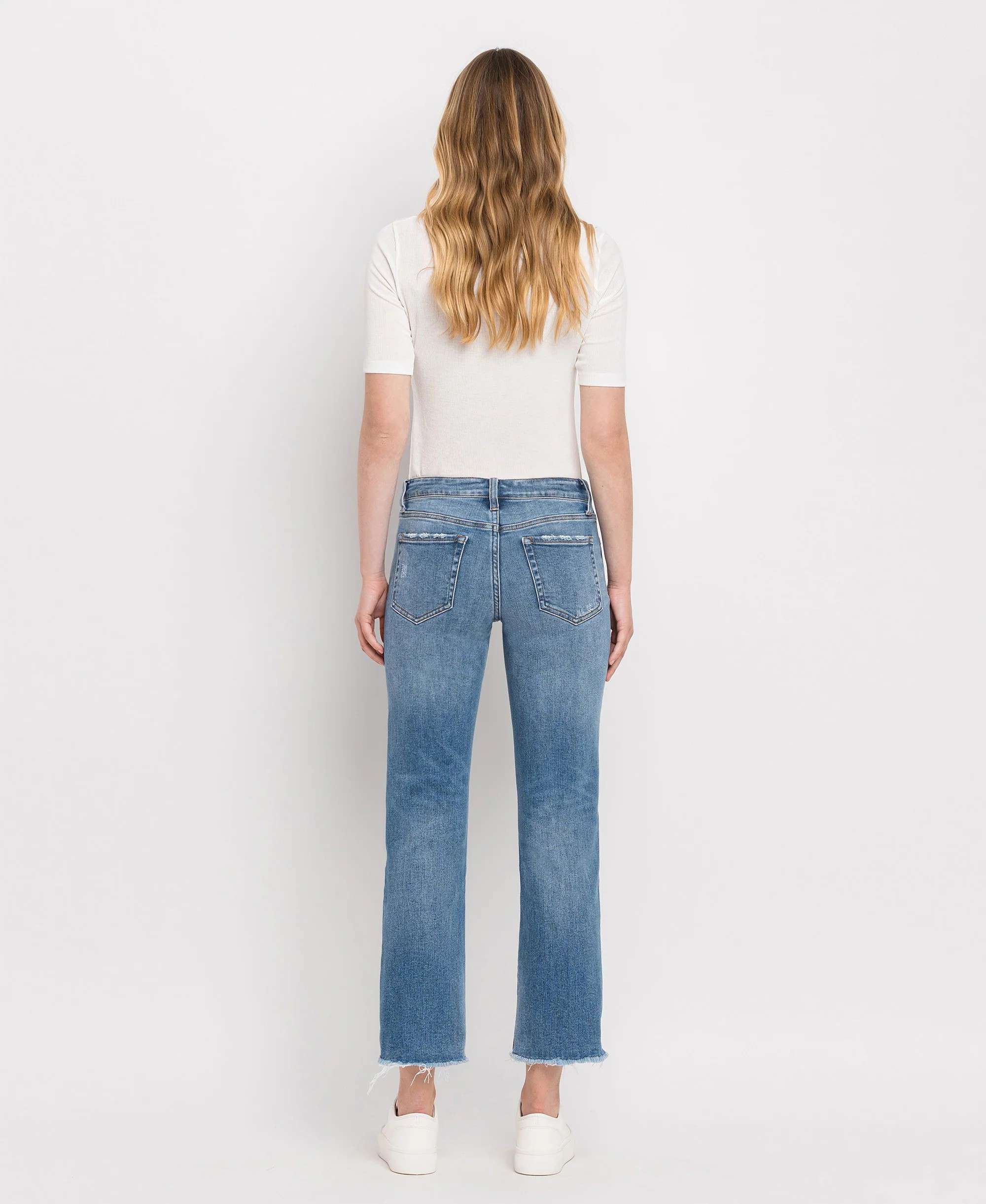 Stately - Mid Rise Crop Straight Jean